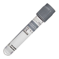 Вакуумные пробирки Lab-Vac для исследования глюкозы, Glucose Tube, 4 мл, 13х75 мм, серая крышка, 100 шт/уп
130041375