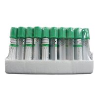 Вакуумные пробирки Lab-Vac c литий-гепарином, Heparin tube, 2 мл, 13х75 мм, зеленая крышка, 100 шт/уп
160021375