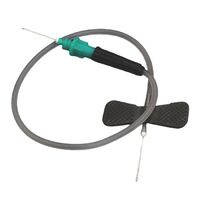 Игла-бабочка Lind-Vac с луер-адаптером 22G x 3/4'' x 7'' 0.7 мм х 19 мм, длина катетера 190 мм, черная, 100 шт/уп
SN2207