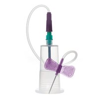 Игла-бабочка с луер-адаптером и с держателем Lind-Vac 24G x 3/4'' x 7'' 0.55 мм х 19 мм, длина катетера 190 мм, фиолетовая, 100 шт/уп
BH2407